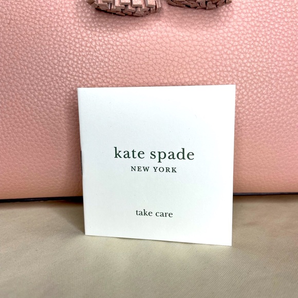 NWT Kate Spade Hayes Pink Leather Rosycheeks Satchel - Picture 9 of 12